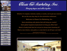 Tablet Screenshot of classiccarmarketing.net